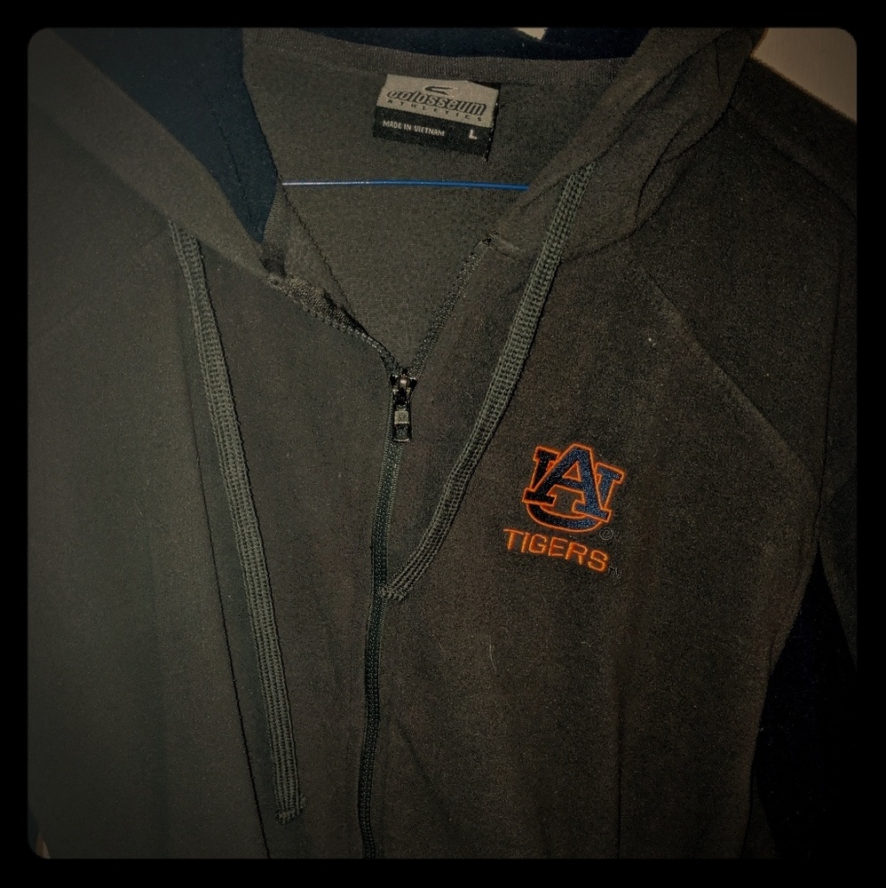 Auburn Tigers Football Zip Up Hoodie